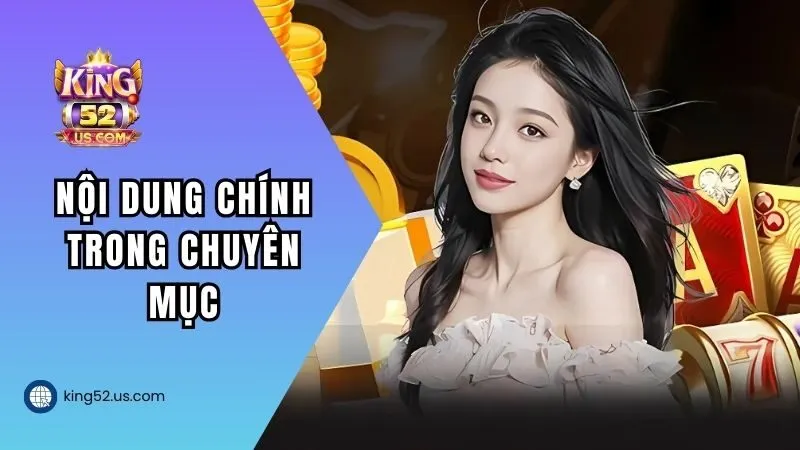 Nội dung chính trong chuyên mục